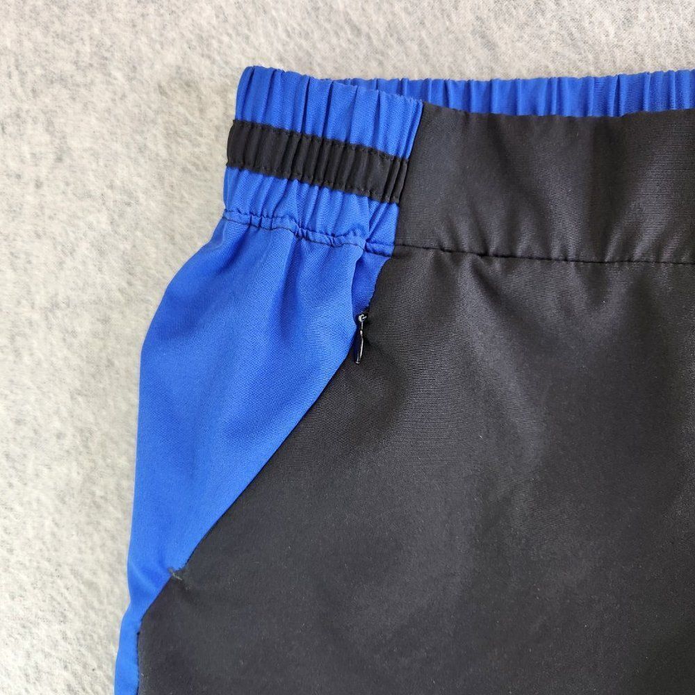 Fabletics Joggers Womens M Black Blue Windsor Zip Pockets Wicking Stretch Ankle - Picture 3 of 16